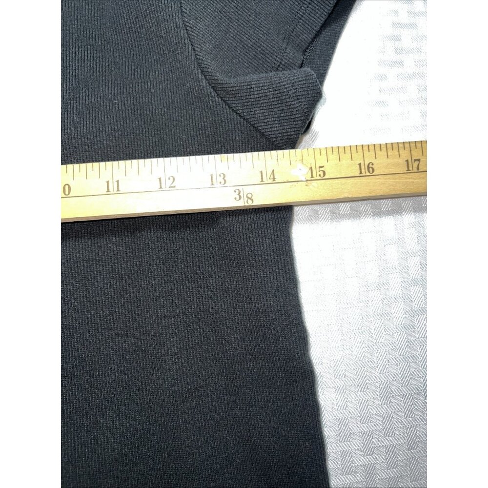 Buffalo By David Bitton Ribbed Black Tee Shirt Women’s Size Small - Picture 4 of 8